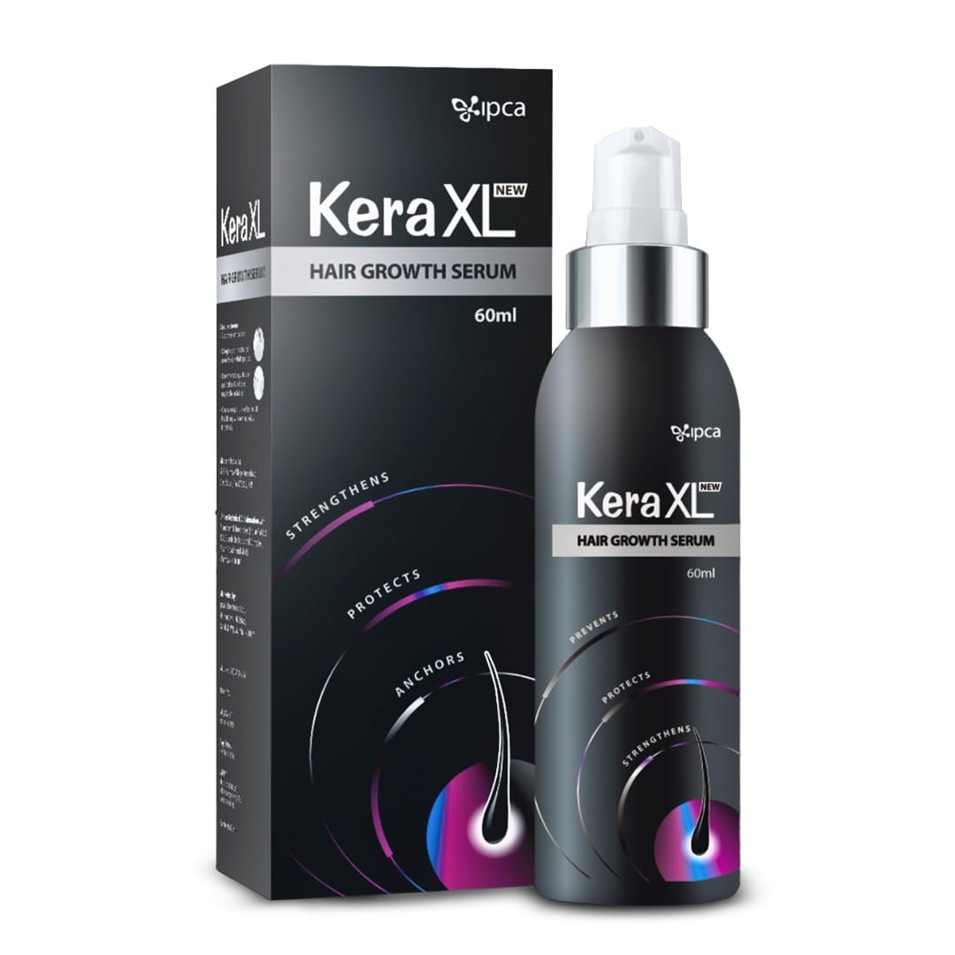 Kera XL Hair Growth Serum | Non-Sticky, Non-Viscous Hair Serum | Helps Control Hair Fall & Support Hair Growth